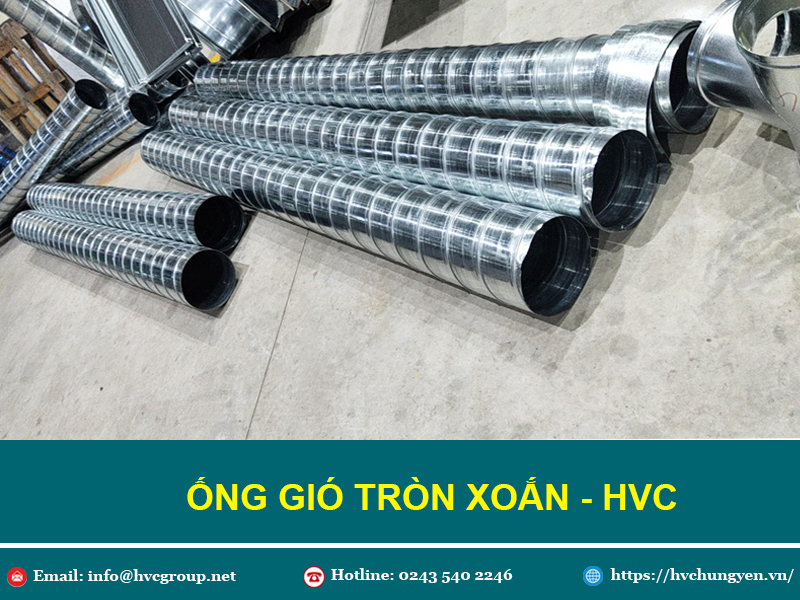 4 Lý do chuyên gia khuyên dùng ống gió tròn xoắn