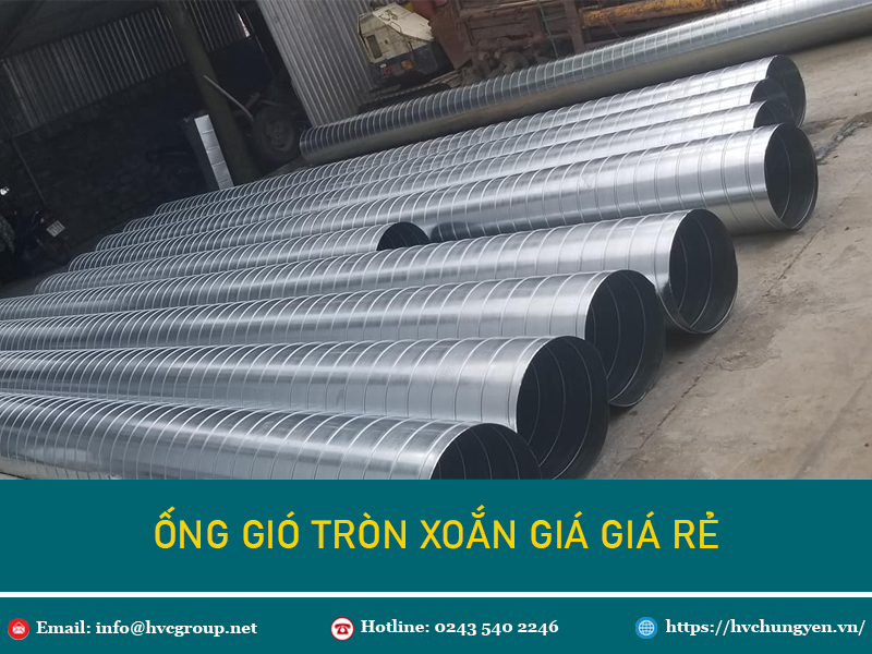 4 Ưu Điểm Nổi Bật Của Ống Gió Tròn Xoắn 