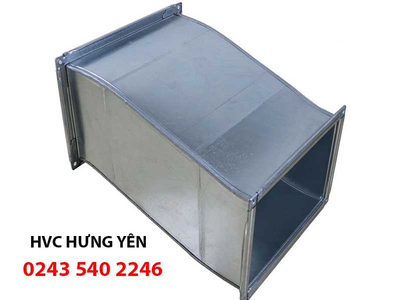 Chi tiết về ống gió vuông lượn chữ Z chuyển độ cao