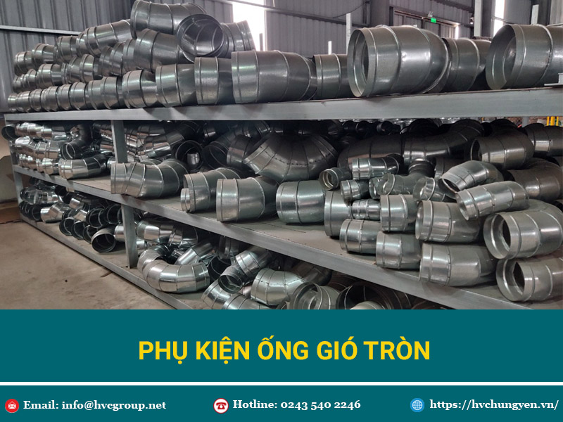 Điểm lại phụ kiện ống gió tròn thông dụng nhất năm 2022