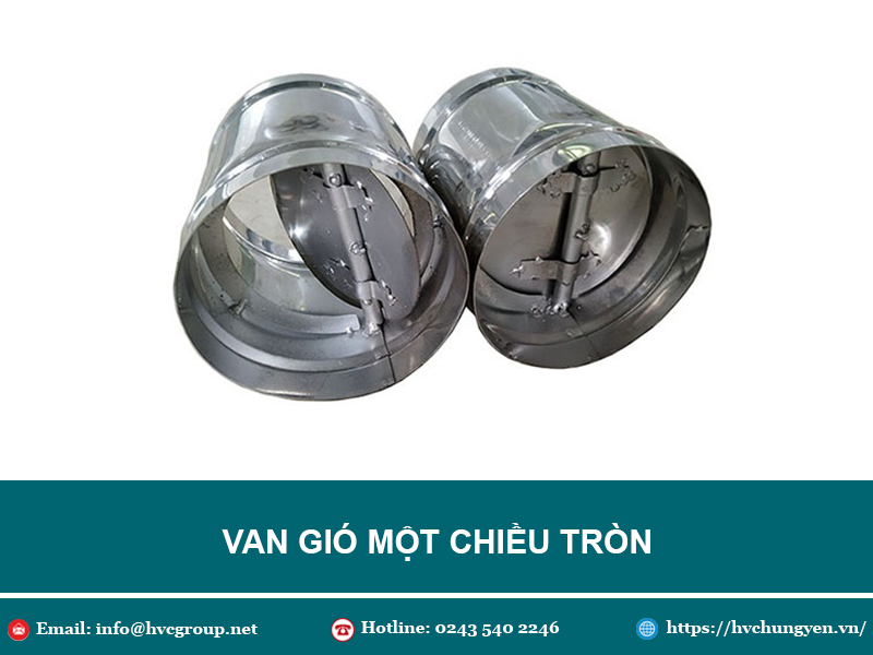 Tính năng nổi bật của van gió một chiều tròn bạn chưa biết