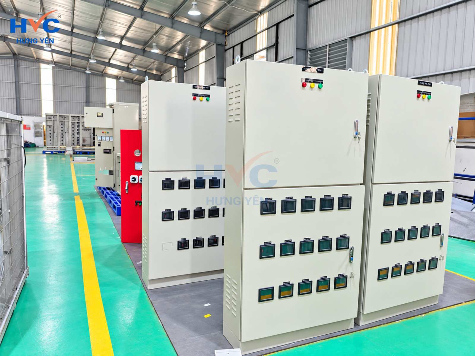 HVC Hưng Yên sản xuất tủ điện, thang máng cáp cho dự án Phenikaa Tower Hòa Lạc
