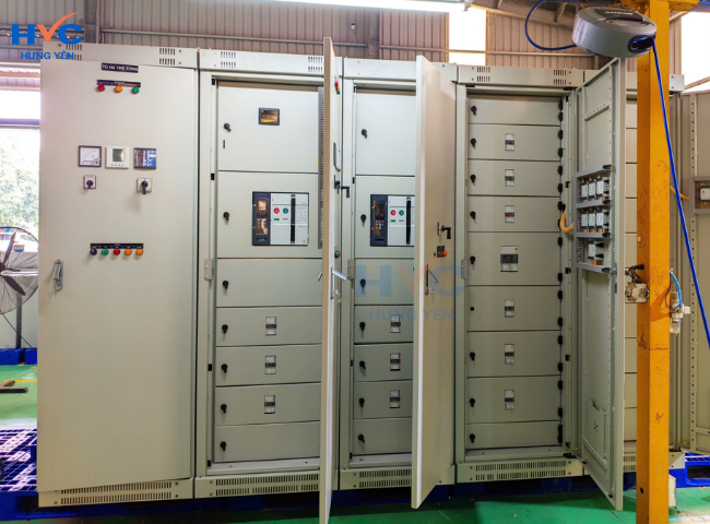 Hệ thống tủ điện do HVC Hưng Yên sản xuất