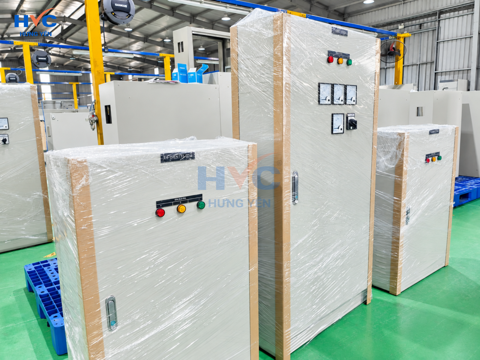HVC Hưng Yên sản xuất tủ điện, thang máng cáp cho dự án Phenikaa Tower Hòa Lạc